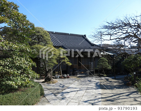 鎌倉市の補陀洛寺(本堂) 鎌倉市の補陀洛寺(本堂) 93790193