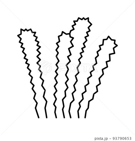 elodea densa line icon vector illustration elodea densa line icon vector illustration 93790653