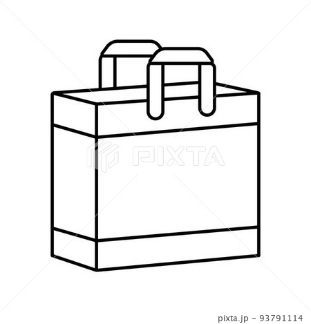 shop bag line icon vector illustration 93791114