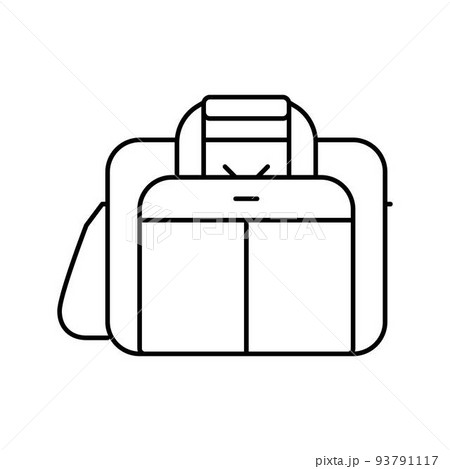 business case line icon vector illustration 93791117