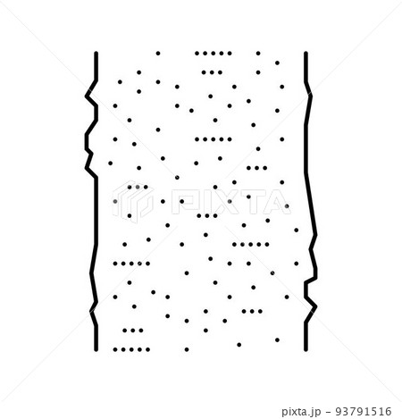 gravel road line icon vector illustration gravel road line icon vector illustration 93791516