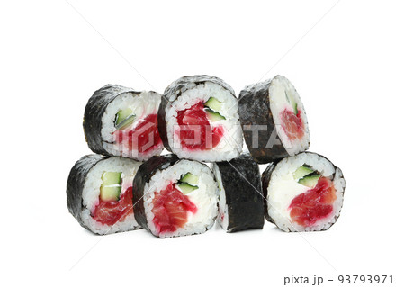 Maki isolated on white background, close up Maki isolated on white background, close up 93793971
