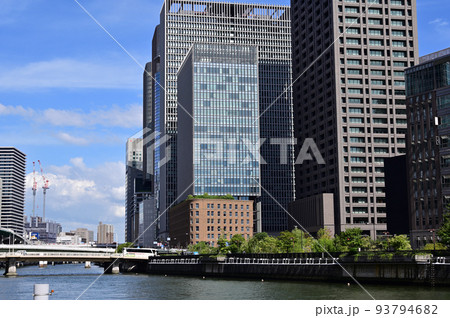 堂島川田蓑橋沿い風景 93794682