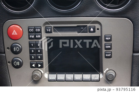 car radio in the car car radio in the car 93795116