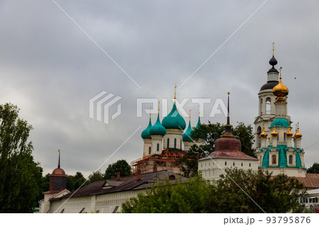 Vvedensky Tolga convent in Yaroslavl, Russia. Golden ring of Russia Vvedensky Tolga convent in Yaroslavl, Russia. Golden ring of Russia 93795876