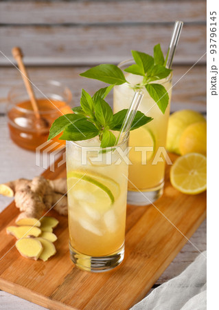 Honey ginger lemonade Honey ginger lemonade 93796145