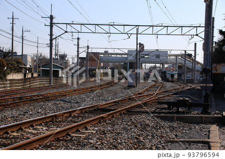 秩父鉄道行田市駅の風景 秩父鉄道行田市駅の風景 93796594
