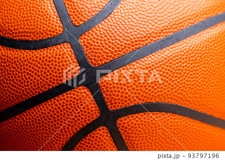 Close up of basketball skin texture Close up of basketball skin texture 93797196