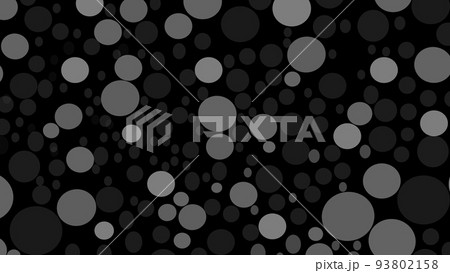 4k　イラスト背景　泡　バブル　白　white　ホワイト　ブラック　バーチャル背景　メタバース背景 93802158
