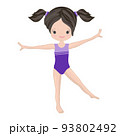 Clipart Cute Girl Gymnast Gym 93802492
