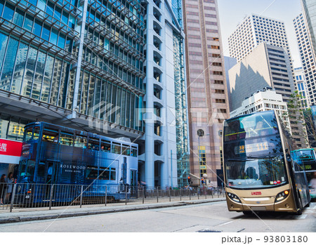 香港 中環(セントラル) ※一部ソフトフォーカス 香港 中環(セントラル) ※一部ソフトフォーカス 93803180