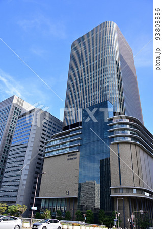 渡辺橋南詰のビル風景 93803336