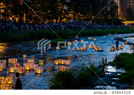 加賀友禅燈ろう流し　浅野川 93804326