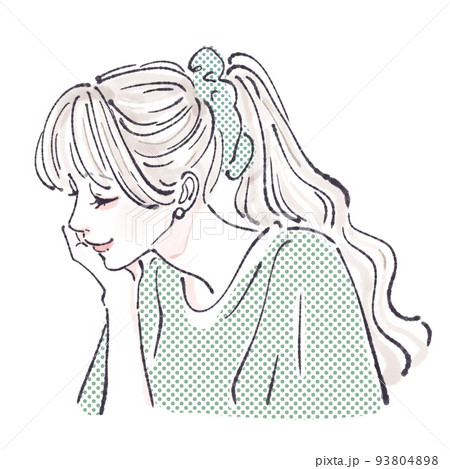 女性のイラスト 93804898