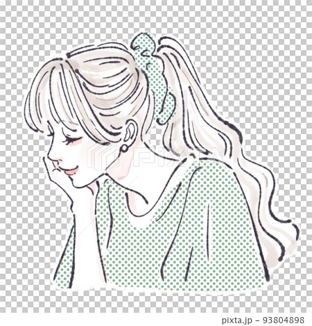 女性のイラスト 93804898