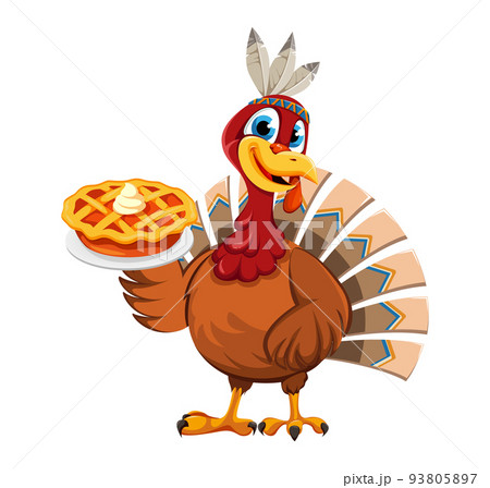 Happy Thanksgiving. Funny Thanksgiving Turkey bird 93805897