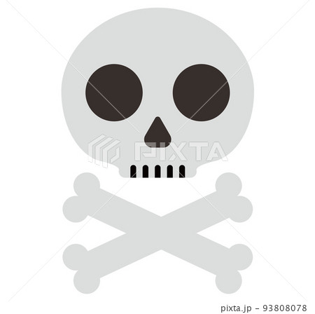 ドクロ ガイコツ 骨 93808078