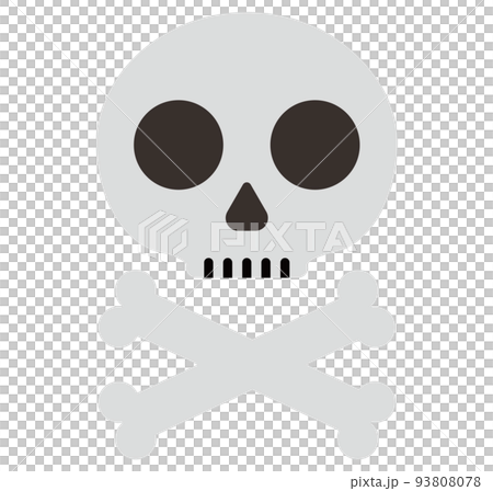 ドクロ ガイコツ 骨 93808078