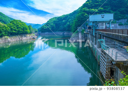 薗原ダム　薗原湖　初夏の風景 93808537