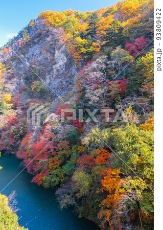 紅葉の壁（縦） 93809422