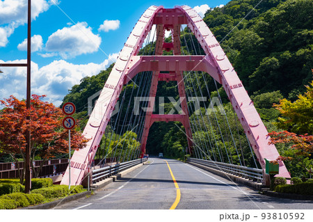 鳥取県日南町の本山橋 鳥取県日南町の本山橋 93810592