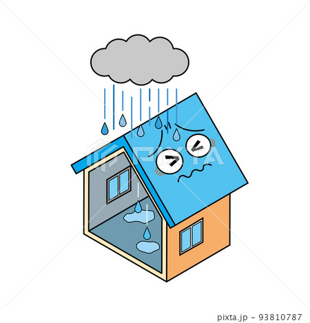 雨漏りトラブルの住宅 93810787