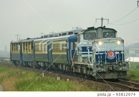 高山本線　飛騨古川ー飛騨国府　JR東海　DD51-791＋オハ12系＋オハ17系　トロッコ奥飛騨 93812074