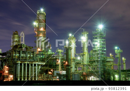 三重 四日市 工場夜景 三重 四日市 工場夜景 93812391