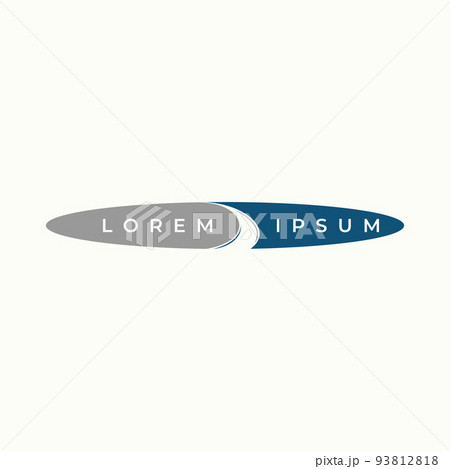 Simple and unique ellipse with cutting like river on middle image graphic icon logo design abstract concept vector stock. Can be used as symbol related to view or water Simple and unique ellipse with cutting like river on middle image graphic icon logo design abstract concept vector stock. Can be used as symbol related to view or water 93812818