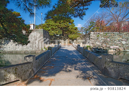 徳島城 下乗橋と大手門 93813824