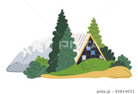 Eco resort for vacation, living in tiny house 93814055