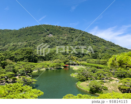 残暑の栗林公園(8月下旬) 残暑の栗林公園(8月下旬) 93814115