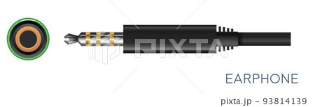 Earphone type of connectors, phone jack vector Earphone type of connectors, phone jack vector 93814139
