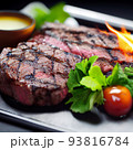 grilled rib eye steak 93816784