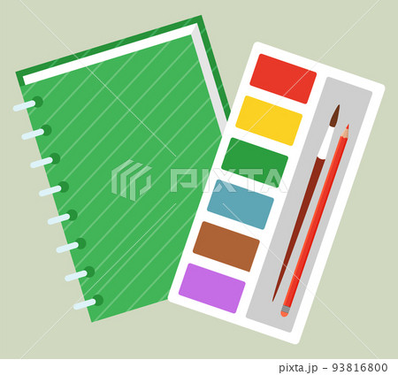 School Stationery Supplies, Notebook and Paint School Stationery Supplies, Notebook and Paint 93816800