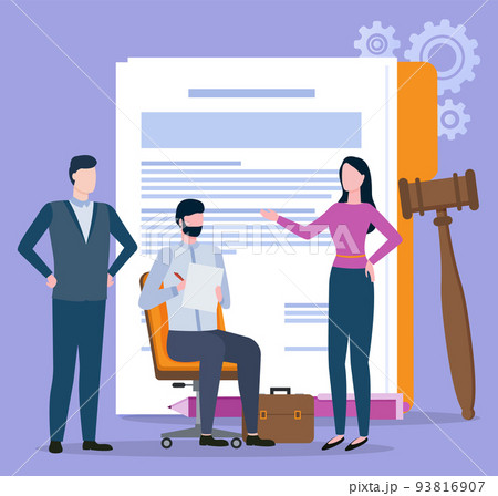 Legislation Problem, Broker Collaboration Vector 93816907