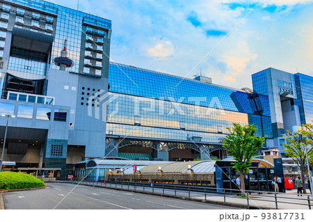 京都府　京都駅周辺の都市風景　京都駅 93817731