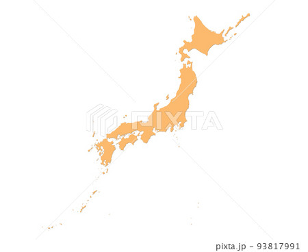 大サイズ 日本地図 影付 トリミング可 大サイズ 日本地図 影付 トリミング可 93817991