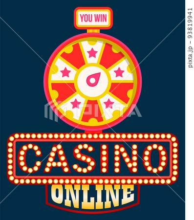 Casino Online, Fortune Wheel with Slots and Money 93819941