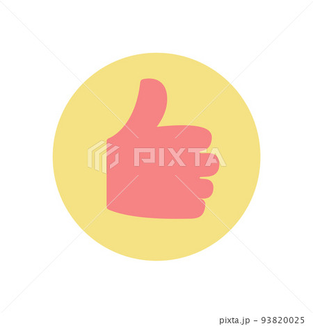Thumb Up, Approval and Confirmation Gesture Icon Thumb Up, Approval and Confirmation Gesture Icon 93820025
