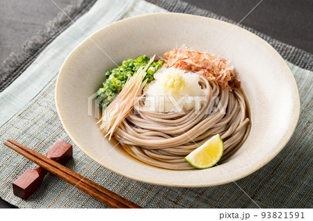 夏の冷しぶっかけ蕎麦 93821591