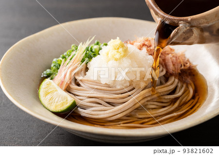 夏の冷しぶっかけ蕎麦 93821602