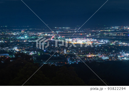 高良大社展望台からの夜景 高良大社展望台からの夜景 93822294