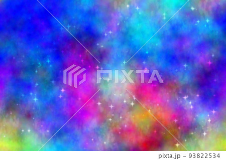 カラフルなキラキラ入り背景のイラスト素材 [93822534] - PIXTA