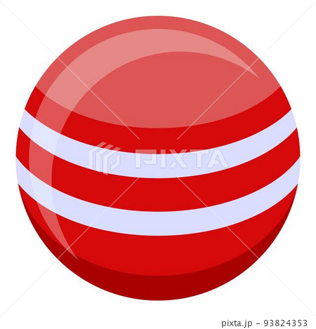 Dog training ball icon, isometric style 93824353