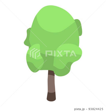 Forest tree icon, isometric style 93824425