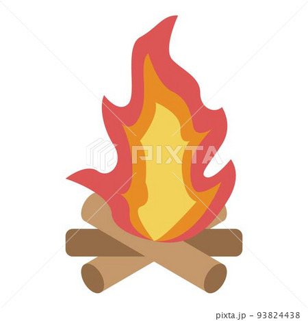 Campfire icon, isometric style Campfire icon, isometric style 93824438