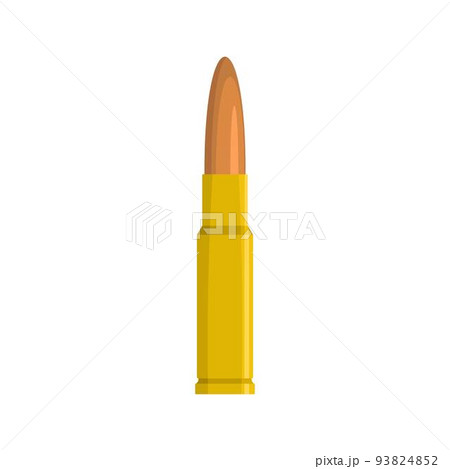 Big bullet icon, flat style 93824852