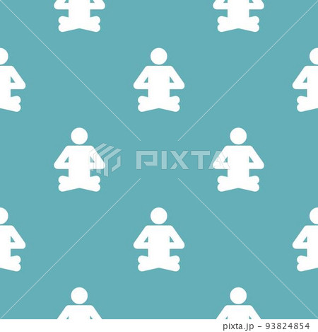 Stick figure stickman pattern vector seamless 93824854