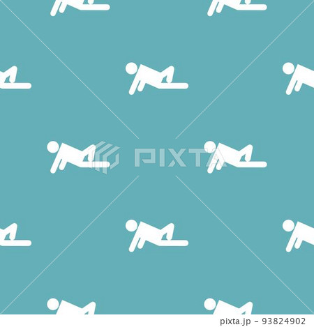 Stick figure stickman pattern vector seamless 93824902